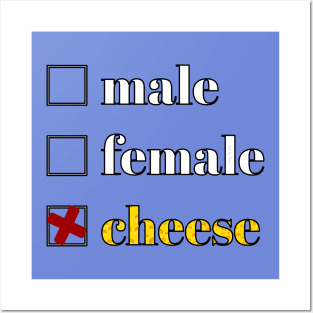 No Gender, Only Cheese Posters and Art